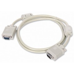 Кабель D-SUB (15M) - D-SUB (15M), 1.8м, Gembird/Cablexpert CC-PPVGA-6, фильтры