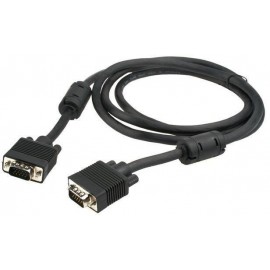 Кабель D-SUB (15M) - D-SUB (15M), 1.8м, Gembird/Cablexpert CC-PPVGA-6B, фильтры