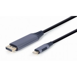 Кабель DP (20M) - USB3.2 Type-C (M), 1.8м, Gembird/Cablexpert CC-USB3C-DPF-01-6, фиолетовый