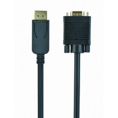 Кабель DP (20M) - VGA (15M), 3м, Gembird/Cablexpert CCP-DPM-VGAM-10