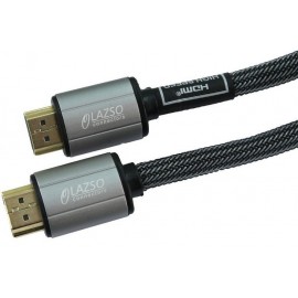 Кабель HDMI (19M) - HDMI (19M), 0.5м, Lazso WH-111(0,5M)-B, черный