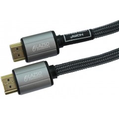 Кабель HDMI (19M) - HDMI (19M), 1м, Lazso WH-111(1M)-B, черный