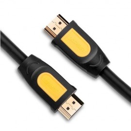 Кабель HDMI (19M) - HDMI (19M), 3м, Ugreen HD101 10130, Black/Yellow