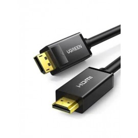 Кабель DP (20M) - HDMI (19M), 1м, Ugreen DP101 10238, черный