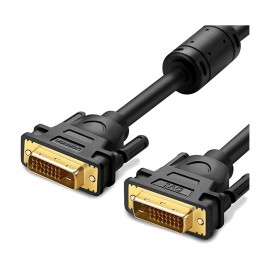 Кабель DVI-D (25M) - DVI-D (25M), 1.5м, Ugreen DV101 11606, черный