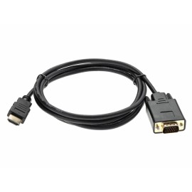 Кабель HDMI (19M) - D-SUB (15M), 1.8м, Vcom CG596-1.8M