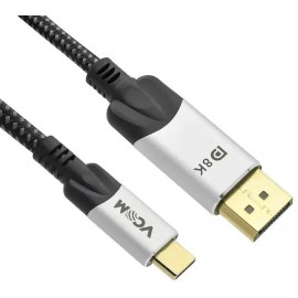 Кабель DP (20M) - USB3.1 Type-C (M), 1.8м, Vcom CU422MCV-1.8M, Black