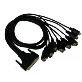 Разветвитель Moxa CBL-M78M9x8-100, 1 Port DB72M, 8 портов DB9M