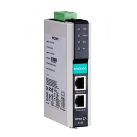 Преобразователь RS-232/422/485 - 2xPort 10/100BaseTX, Moxa NPort IA-5150