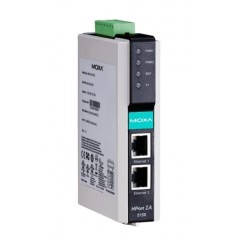Преобразователь RS-232/422/485 - 2xPort 10/100BaseTX, Moxa NPort IA-5150I
