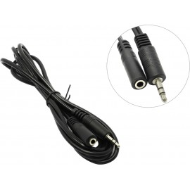 Кабель удлинитель Jack3.5 (M) - Jack3.5 (F), 2м, 5bites AC35J-020F черный