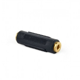 Соединитель Jack3.5 (M) - Jack3.5 (F) Gembird/Cablexpert A-3.5FF-01, черный