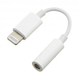 Кабель адаптер Lightning (M) - Jack3.5 (F) Gembird/Cablexpert CCA-LM3.5F-01-W, 0.1м, белый