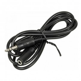 Кабель удлинитель Jack3.5 (M) - Jack3.5 (F), 2м, Ningbo JAAC003-2 черный