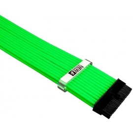 Комплект кабелей-удлинителей для БП, 0.35м, 1stPlayer NGE-001 Neon Green, 1x24pin ATX, 2xP8(4+4)pin EPS, 2xP8(6+2)pin PCI-E