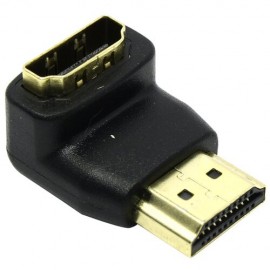 Переходник HDMI (19M) - HDMI (19F), 5bites HA1005, угловой