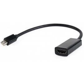 Кабель адаптер mDP (M) - HDMI (F) Gembird/Cablexpert A-mDPM-HDMIF-02, черный