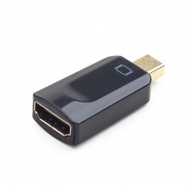 Переходник mDP (M) - HDMI (F), Gembird/Cablexpert A-mDPM-HDMIF-01, черный