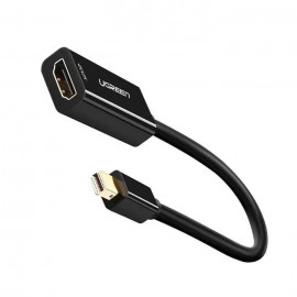 Кабель адаптер mDP (M) - HDMI (F), 0.25м, Ugreen MD112 40360, Black