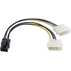 Разветвитель питания Exegate EX-CC-PSU-6 EX138937RUS, 	2хMolex - 6pin