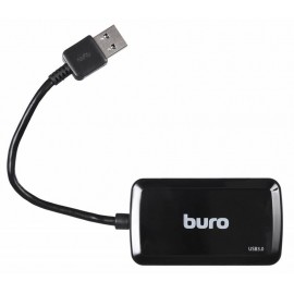 Разветвитель USB3.0 Buro BU-HUB4-U3.0-S, черный