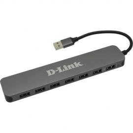 Разветвитель USB Hub D-Link DUB-H7/E1A, USB 2.0 - 7xUSB 2.0, активный