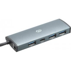 Разветвитель USB Digma HUB-3U3.0С-UC-G (USB-C)