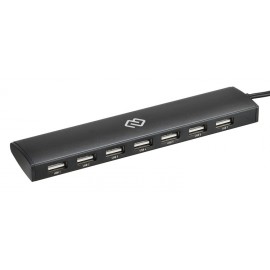 Разветвитель USB Type-C Digma HUB-7U2.0-UC-B, черный