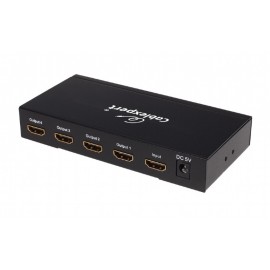 Разветвитель HDMI Gembird/Cablexpert DSP-4PH4-02, 1in - 4out, БП