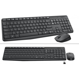 Набор Logitech Wireless Desktop MK235, USB, черный, (920-007948)