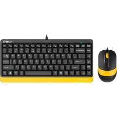 Набор A4Tech Fstyler F1110, черный/желтый
