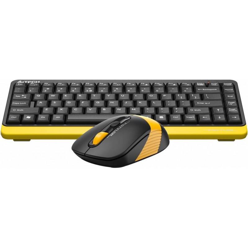 Набор A4Tech Fstyler FG1110 Bumblebee, черный/желтый