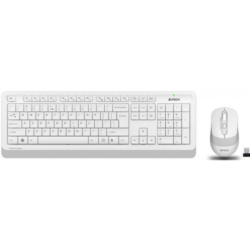 Набор A4Tech Fstyler FG1010, белый-серый
