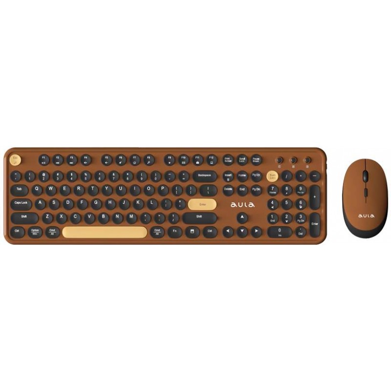 Набор AULA AC306 Coffee-Black, коричневый
