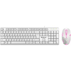 Набор Defender LINE MOTION C-977, USB, белый (45977)