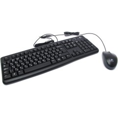 Набор Logitech Desktop MK120, USB, черный, 920-002561