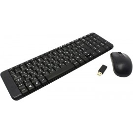 Набор Logitech Wireless Desktop MK220, USB, черный, 920-003169/920-003161