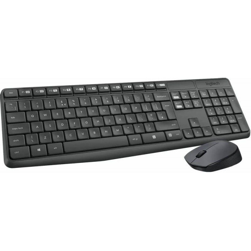 Набор Logitech Wireless Desktop MK235, USB, черный, 920-007949