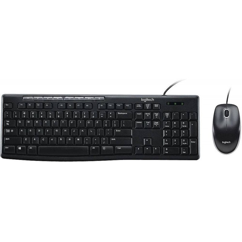 Набор Logitech Desktop MK200, черный 920-002694