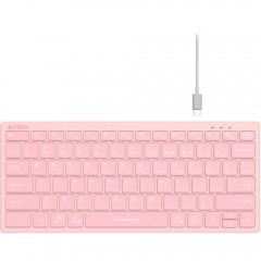Клавиатура A4Tech FBX51C, розовый