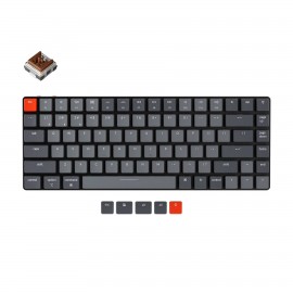 Клавиатура Keychron K3 Grey White Led K3-D3-RU (Keychron Optical Brown)