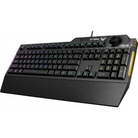 Клавиатура ASUS TUF Gaming K1/US Black (90MP01X0-BKUA00)