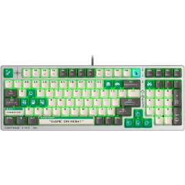 Клавиатура A4Tech Bloody S98 Pixels Green, серый/бежевый