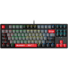Клавиатура A4Tech Bloody S87 Energy Red, черный/красный
