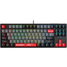 Клавиатура A4Tech Bloody S87 Energy Red, черный/красный