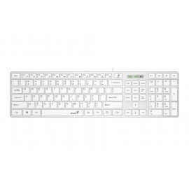 Клавиатура Genius SlimStar 126, белый