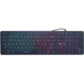 Клавиатура Oklick 420MRL, черный