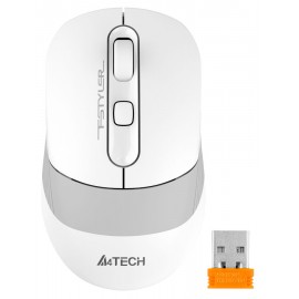 Мышь A4Tech Fstyler FB10C, белый-серый