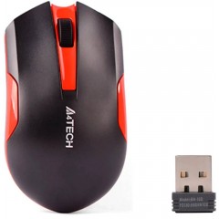 Мышь A4Tech G3-200N, черный/красный