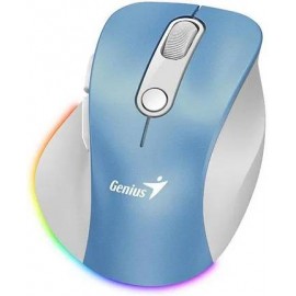 Мышь Genius Ergo 9000S Pro, голубой, (31030039401)